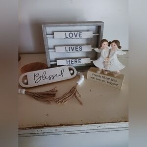 3 Piece Friendship Home Blessing Decor Gift